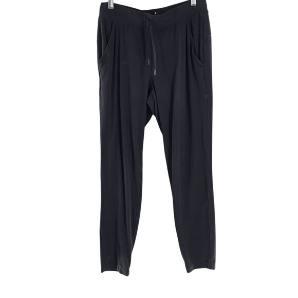 Athleta Powervita Pant Size S Black Tapered‎ Ankle Comfort Commute Athleisure - Picture 1 of 7